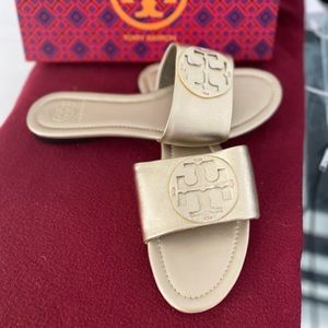 Gold Tory Burch sandal